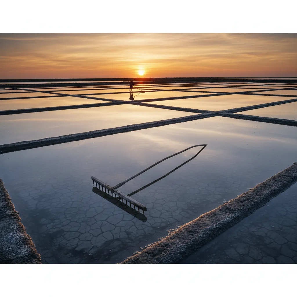 Les marais salants de L'Épine, accessibles à vélo depuis les campings du centre de l'île, se visitent avec un saunier pour 6 à 8 euros
