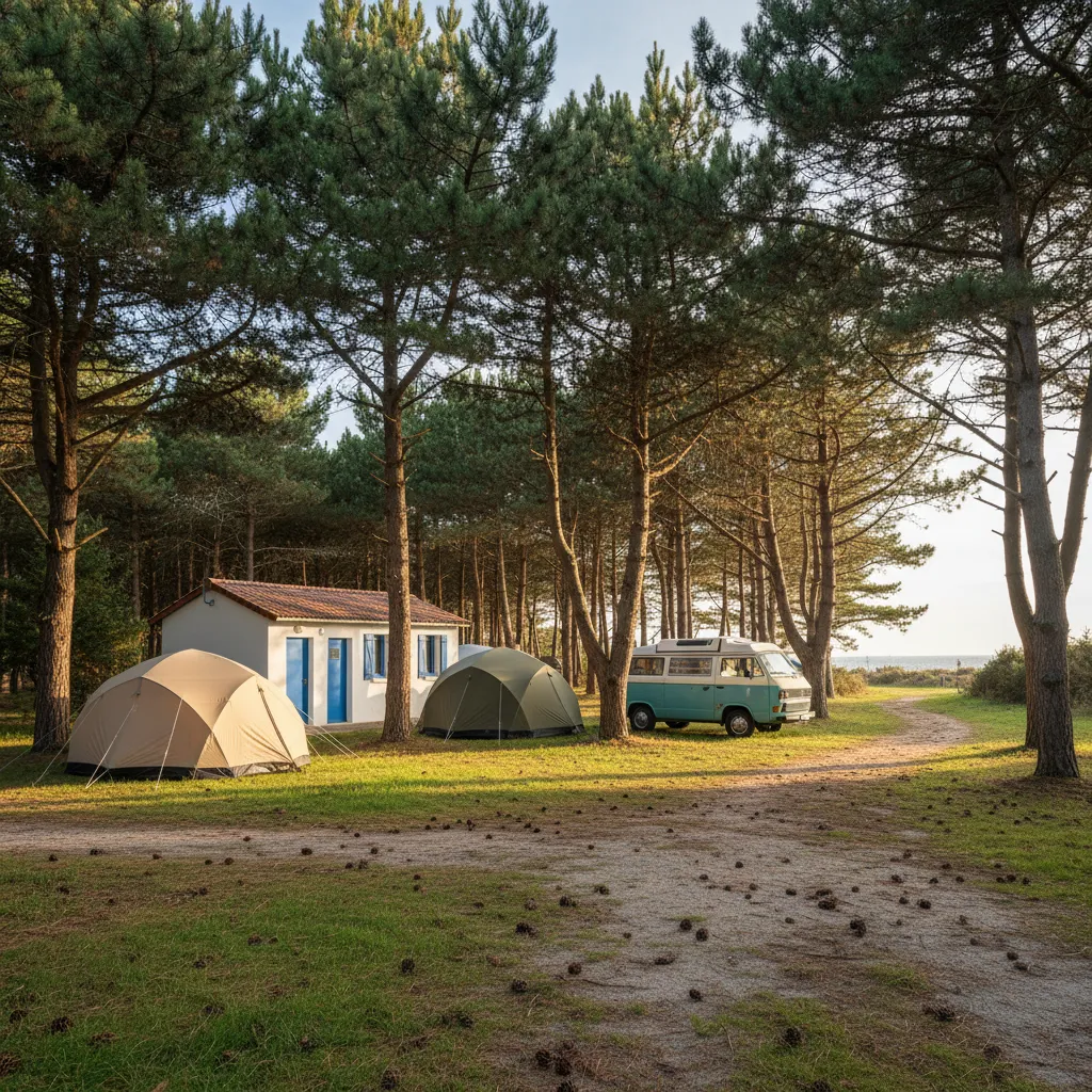 Les campings municipaux vendéens : sanitaires rénovés, emplacements ombragés sous les pins et tarifs votés en conseil municipal