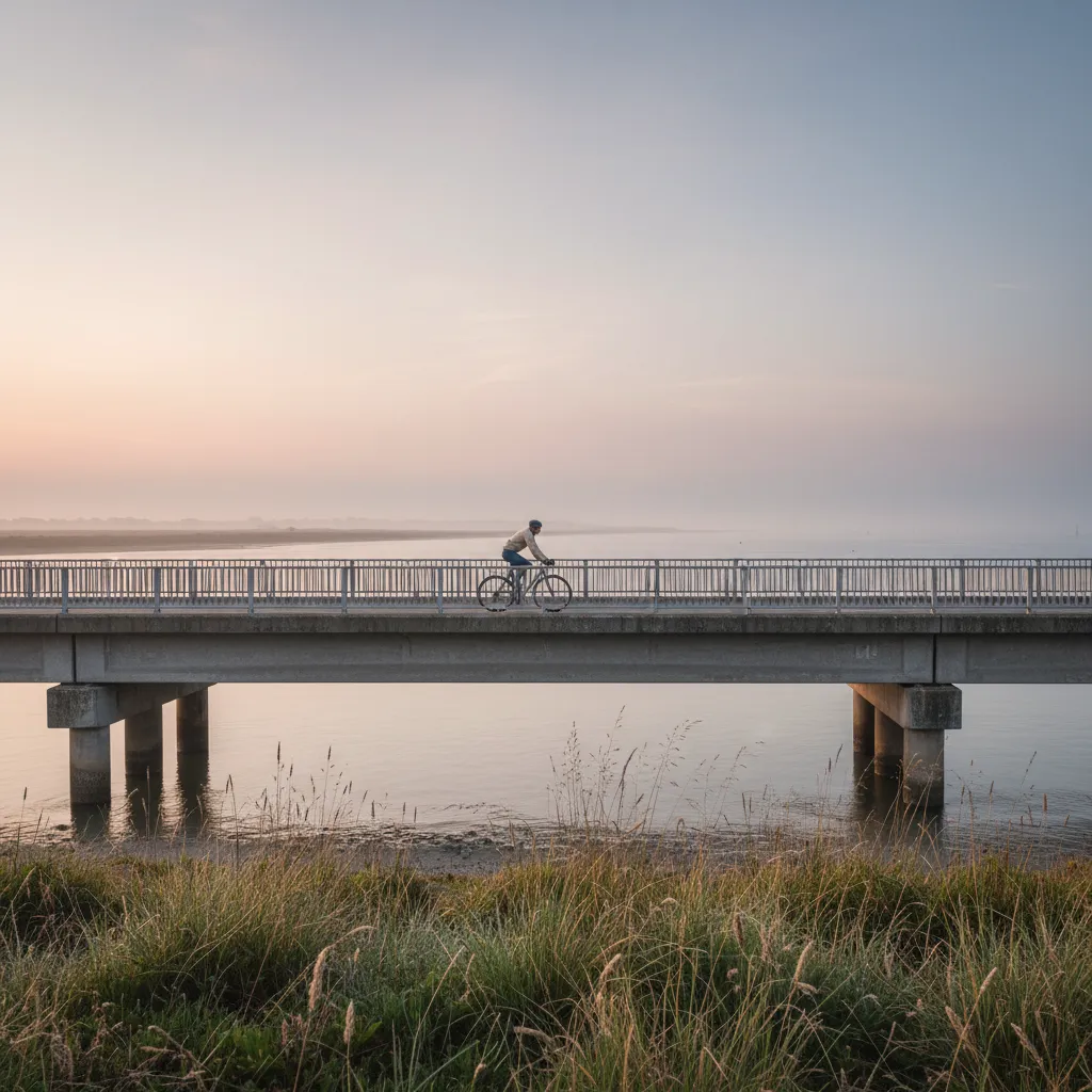 Le pont de Noirmoutier, gratuit et ouvert 24 h/24 : arrivez avant 9 h le samedi pour éviter les bouchons d'été