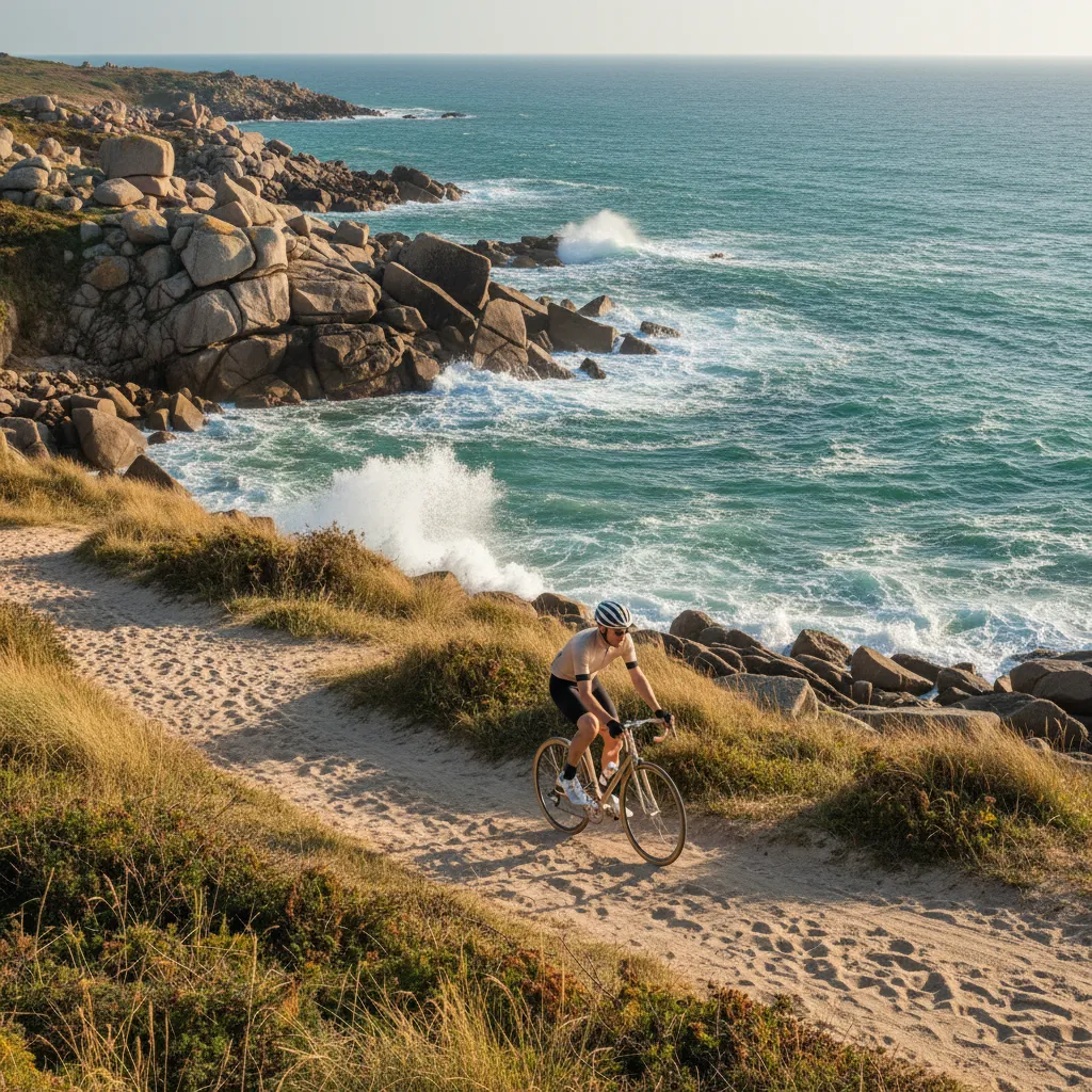 La côte sauvage de l'île d'Yeu, entre criques de granit et sentiers cyclables face à l'Atlantique