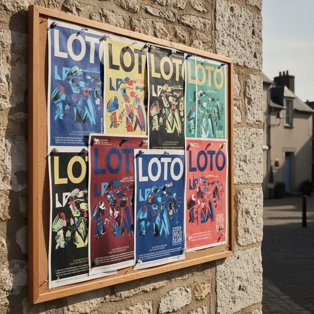 Les panneaux communaux et les vitrines de boulangeries restent le meilleur moyen de repérer les lotos de village