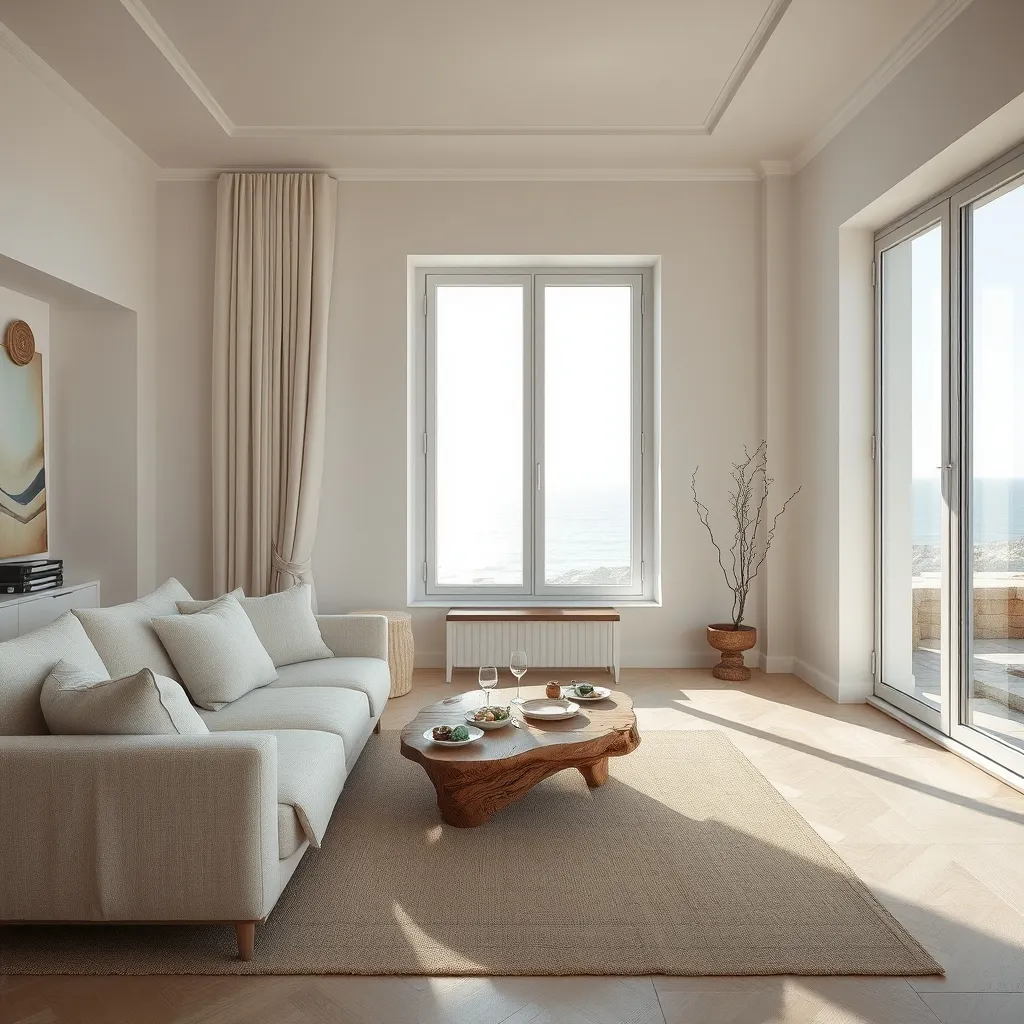 Vue mer depuis un salon lumineux : le type de prestation que l'on trouve sur les meilleurs Airbnb vendéens