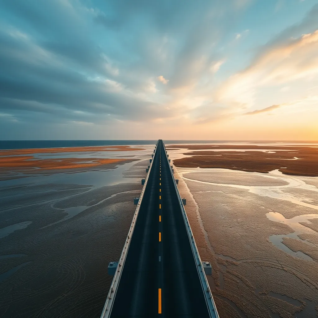 Le pont de Noirmoutier, gratuit et ouvert en permanence : arrivez tôt le samedi pour éviter les files