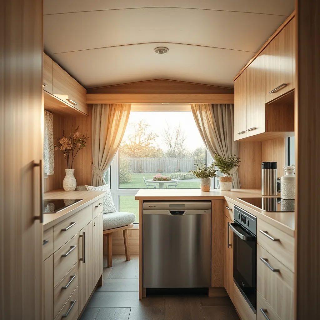 Les mobil-homes haut de gamme en 5 étoiles intègrent désormais lave-vaisselle, climatisation et cuisine équipée complète