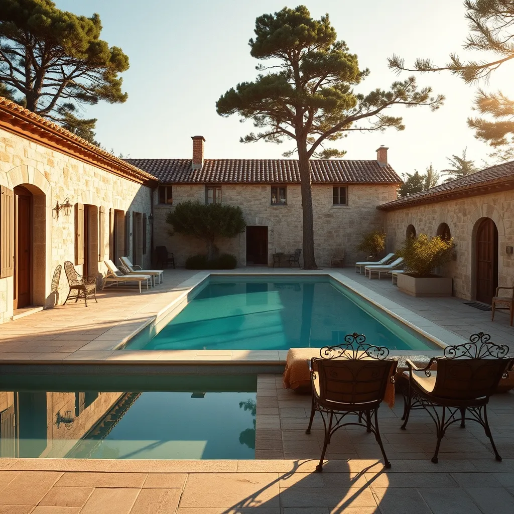 Un grand gîte avec piscine pour 15 à 20 personnes : réservation recommandée dès l'automne précédent