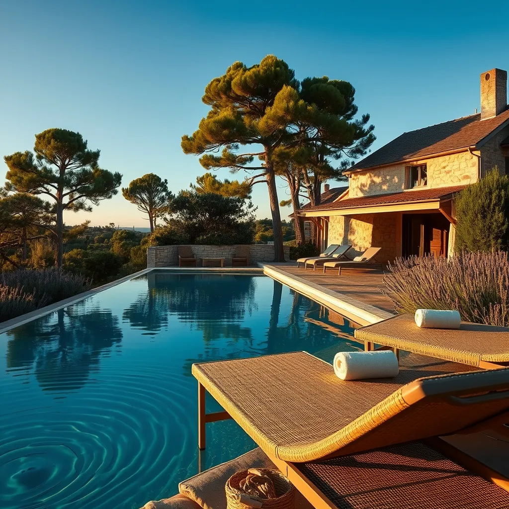 Une maison avec piscine privée à moins d'un kilomètre de la mer coûte 1 500 à 3 500 euros la semaine en haute saison