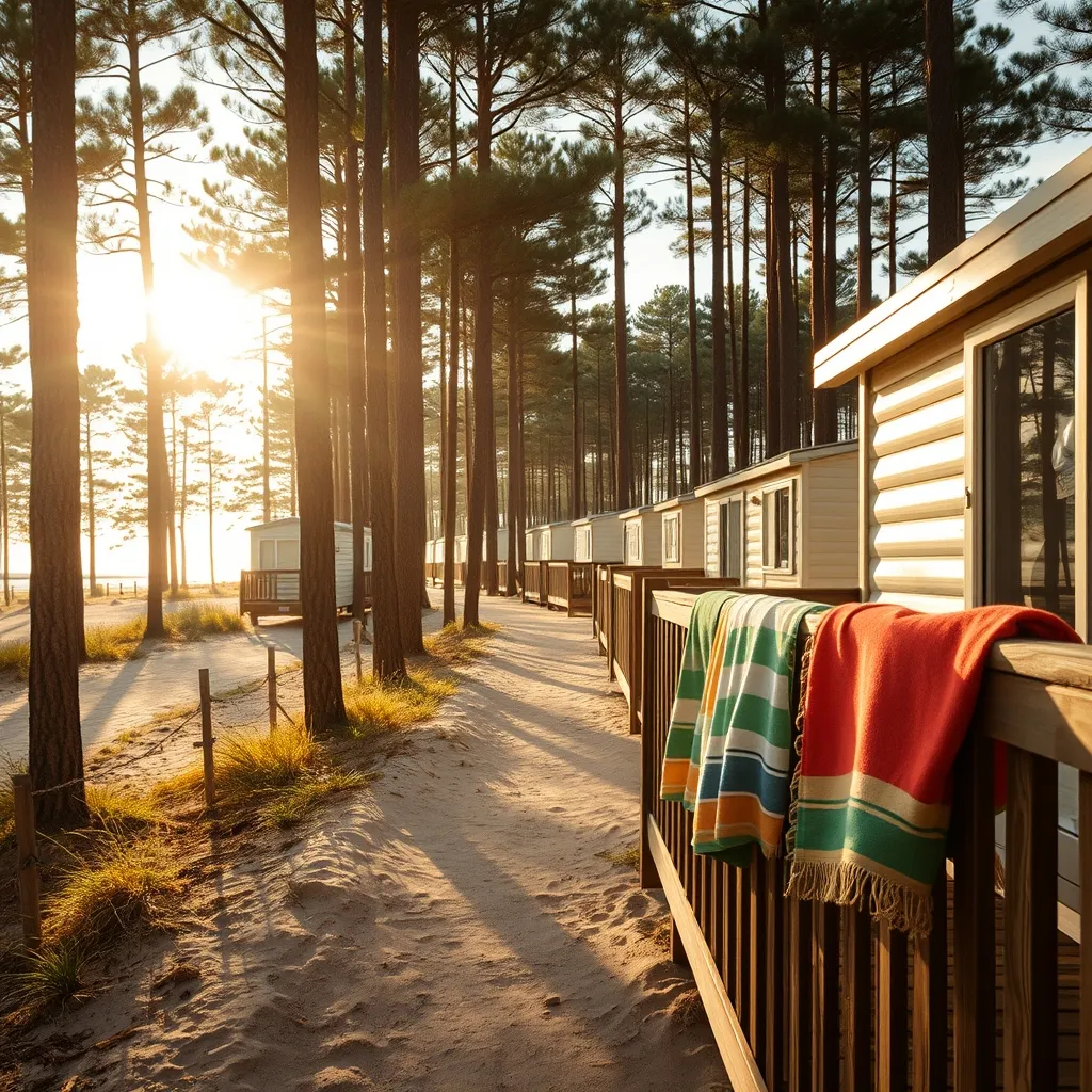 Mobil-home sous les pins à Saint-Hilaire-de-Riez : la formule la plus économique du littoral vendéen
