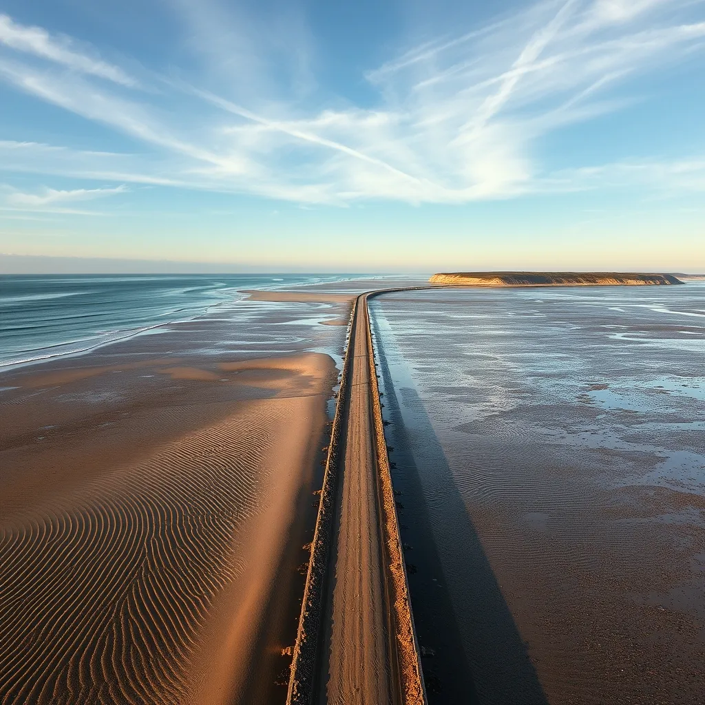 Le Passage du Gois vers Noirmoutier : praticable deux heures avant et après la marée basse