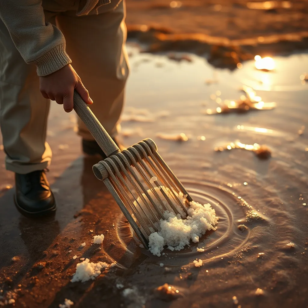 Récolte de la fleur de sel dans les marais salants de Bouin : visites de sauniers ouvertes dès 5 € par adulte