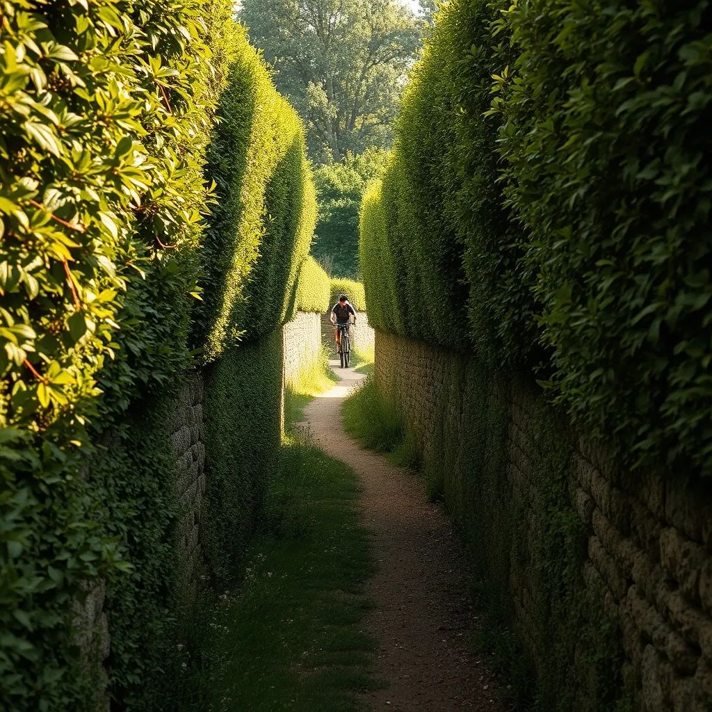 Les chemins creux du bocage vendéen forment un réseau de corridors verdoyants où le VTT prend tout son sens