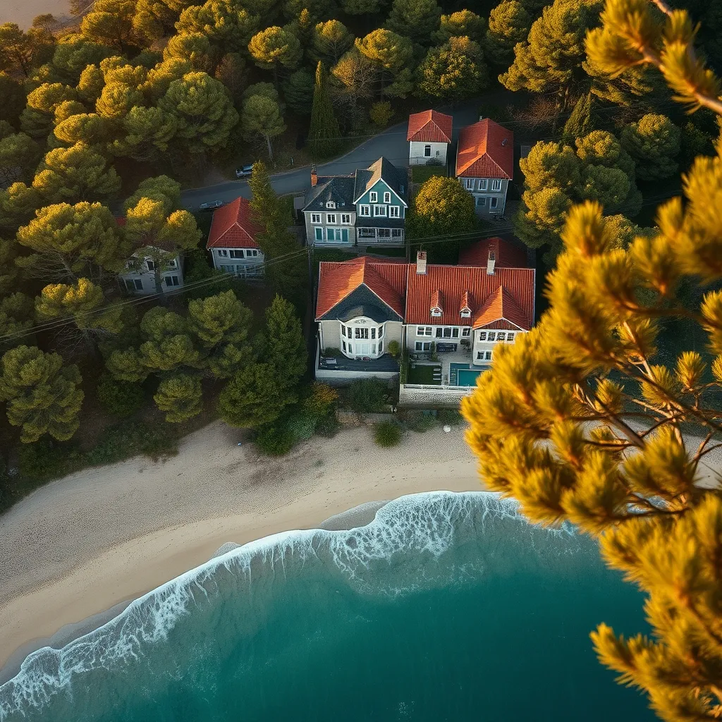 Le Bois de la Chaise concentre les locations les plus prisées de l'île, entre pins maritimes et criques
