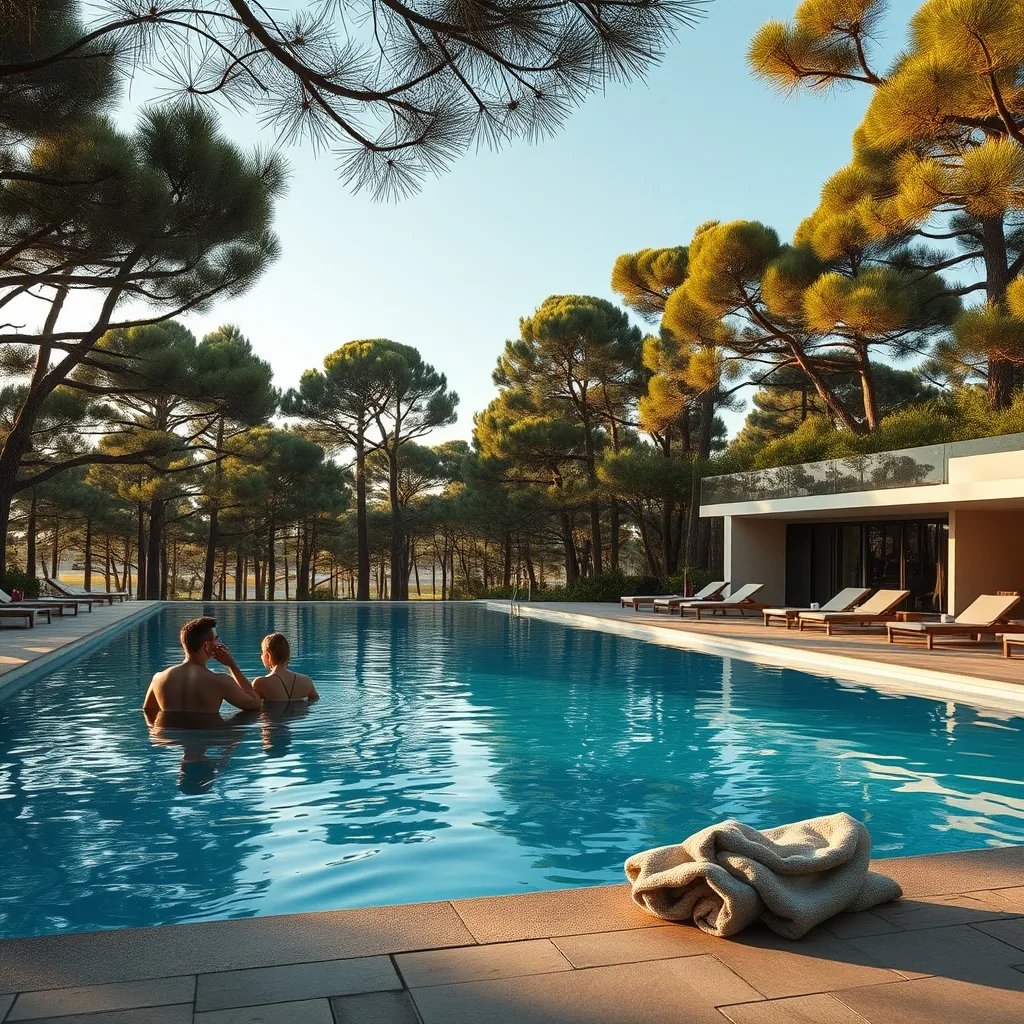 La piscine chauffée, équipement standard des villages vacances vendéens, fonctionne d'avril à septembre