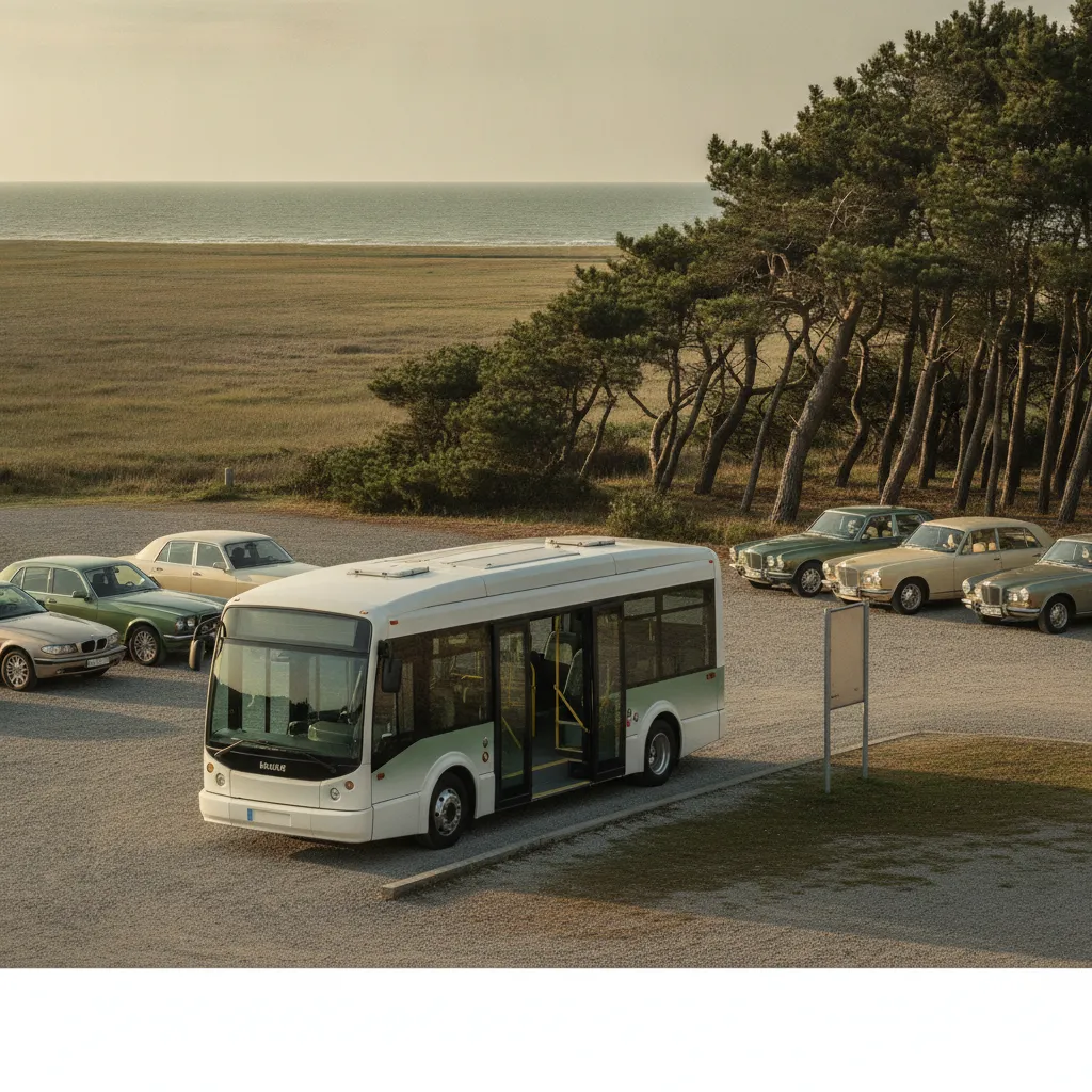 Le parking relais de Rivedoux-Plage : 800 places gratuites et navette vers les villages