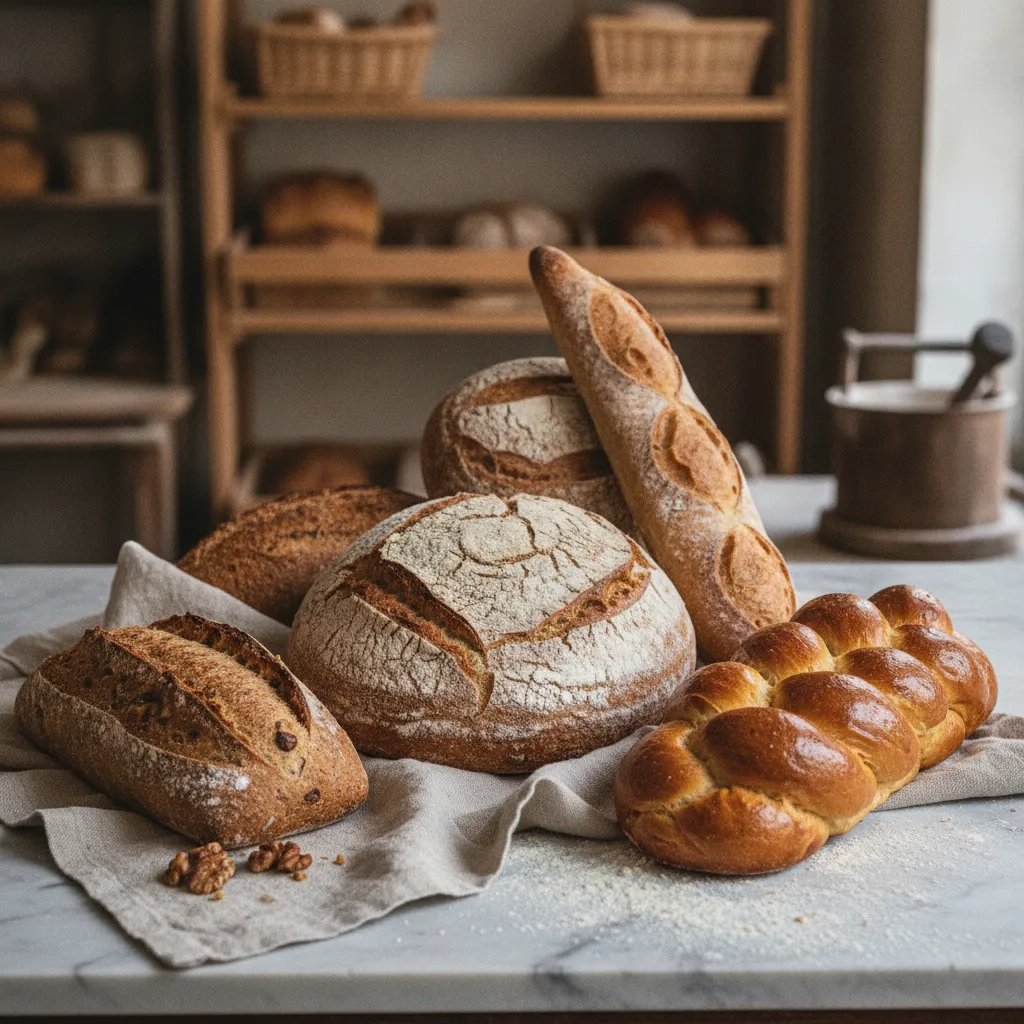 Baguette tradition, tourte de meule et galette vendéenne composent l'essentiel de la gamme du Fournil