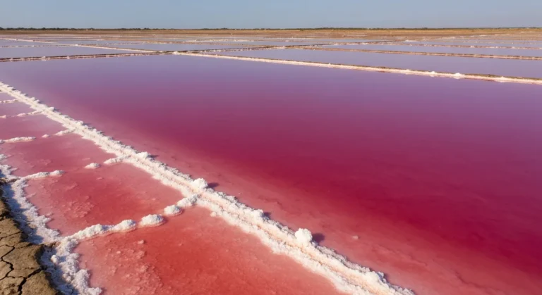 Pourquoi les marais salants deviennent-ils roses ?