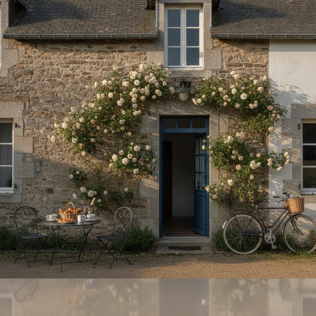 Les gîtes et maisons de caractère représentent plus de la moitié de l'offre locative de l'île, avec des prix à partir de 350 € la semaine hors saison