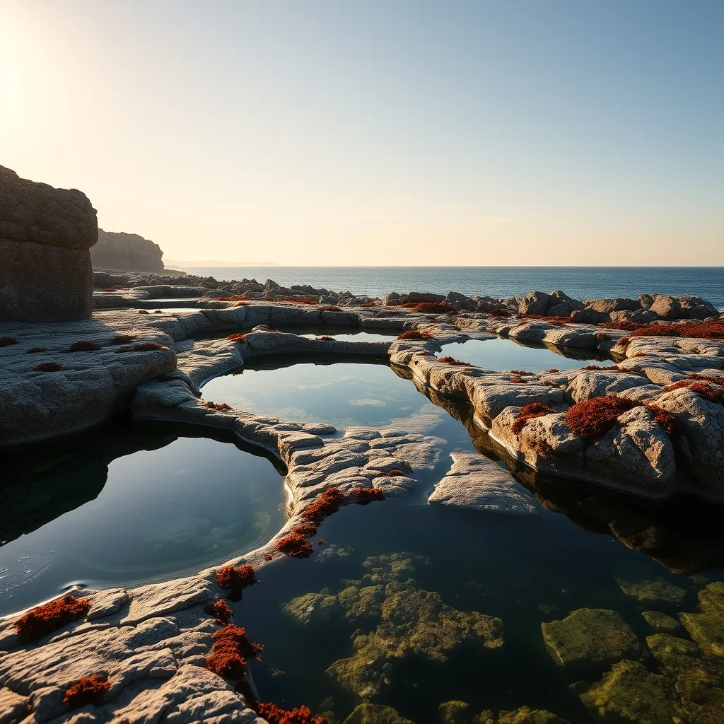 Les piscines naturelles de la Paracou aux Sables-d'Olonne : un aquarium à ciel ouvert entre les rochers