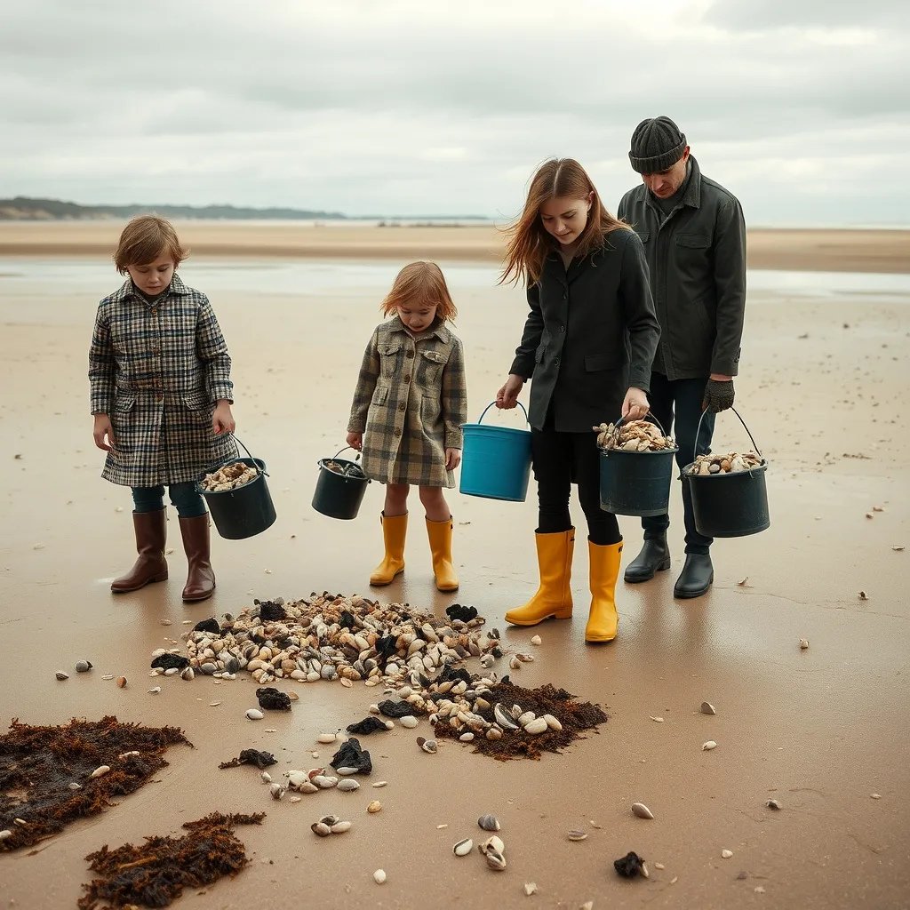 La pêche à pied aux grandes marées de printemps : une activité gratuite et inoubliable pour les enfants