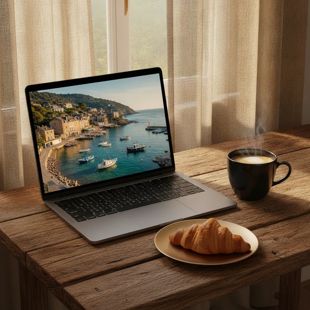 Consulter la webcam de La Flotte au petit-déjeuner : le réflexe malin avant chaque journée sur l'île