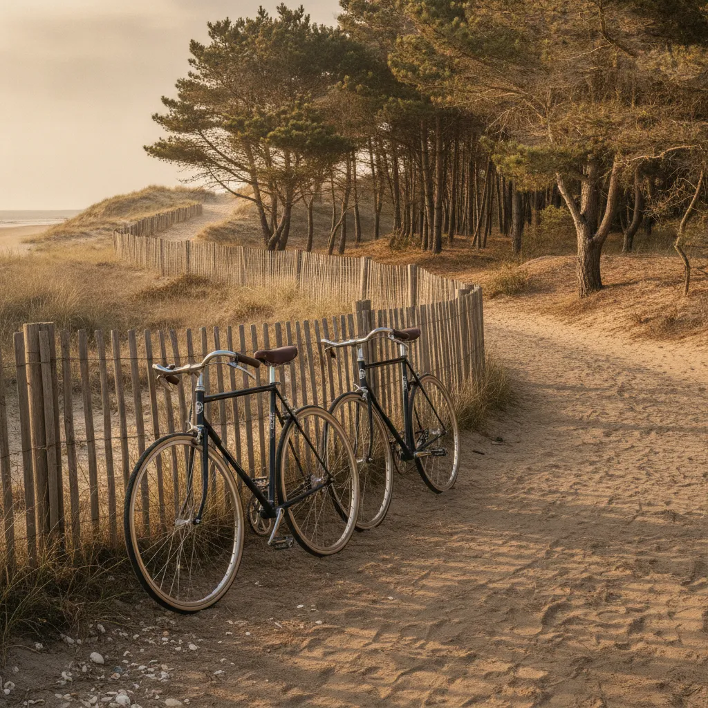 Le vélo reste le meilleur moyen d'explorer Noirmoutier une fois le camping-car posé sur l'aire
