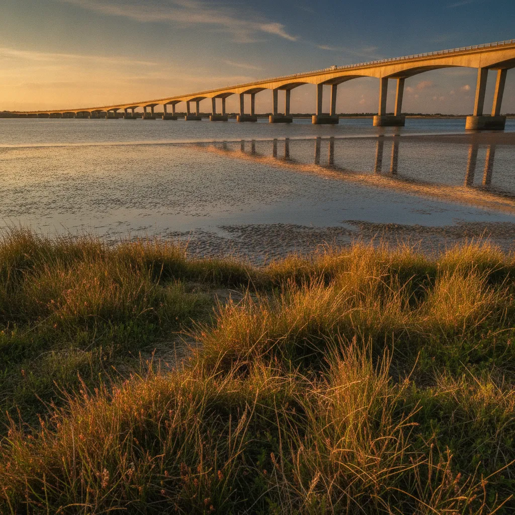 Le pont de Noirmoutier, accès principal pour les camping-cars : gratuit et sans restriction de gabarit