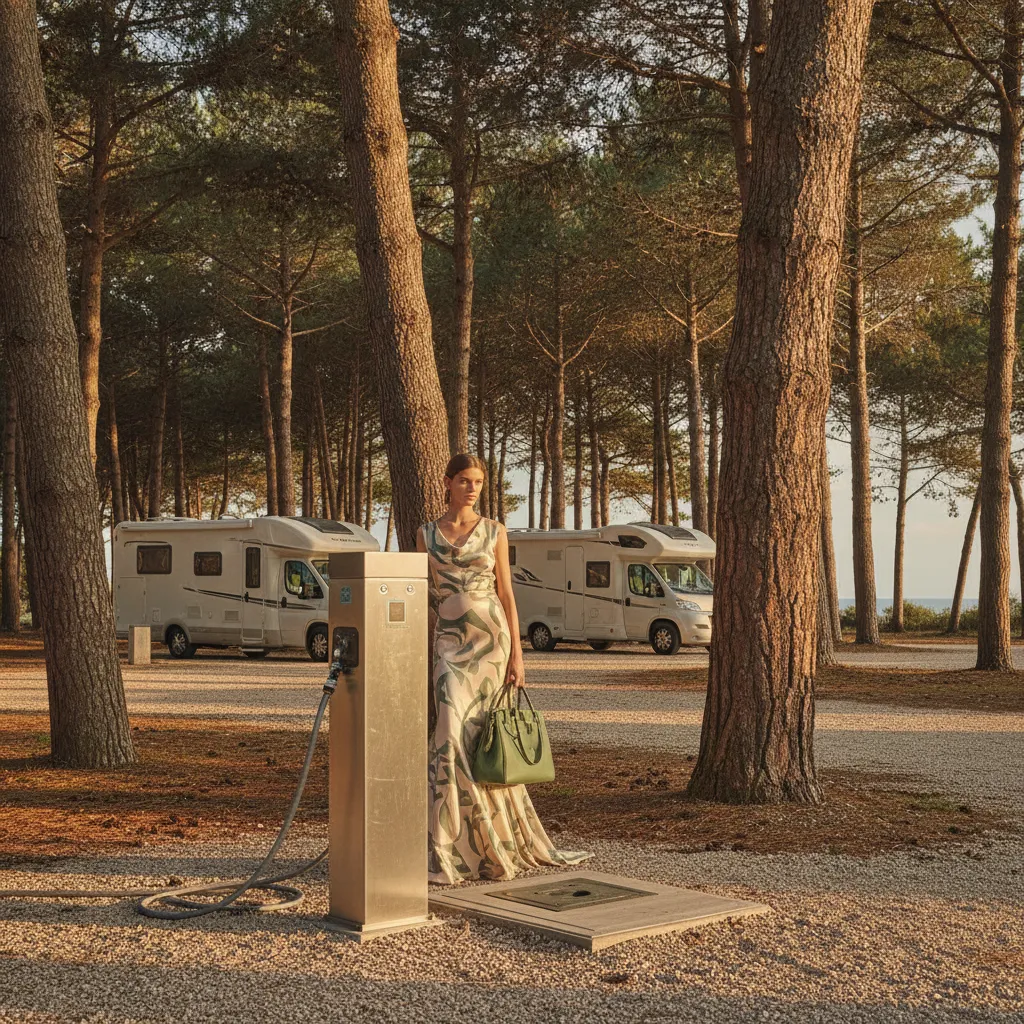 Les aires municipales de Noirmoutier proposent eau, vidange et emplacements stabilisés à partir de 6 euros la nuit