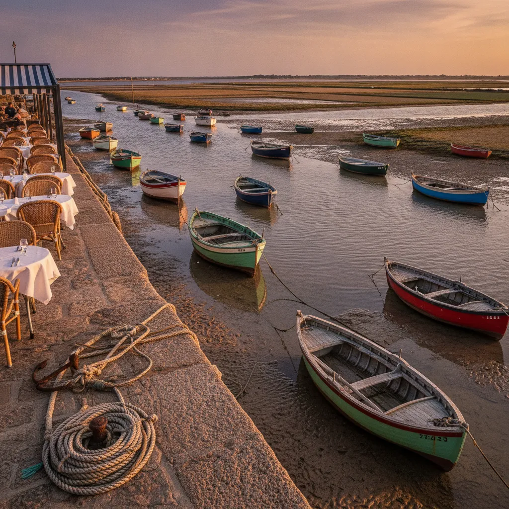 Le port de L'Herbaudière, à 15 minutes du camping, est le spot idéal pour déguster des huîtres