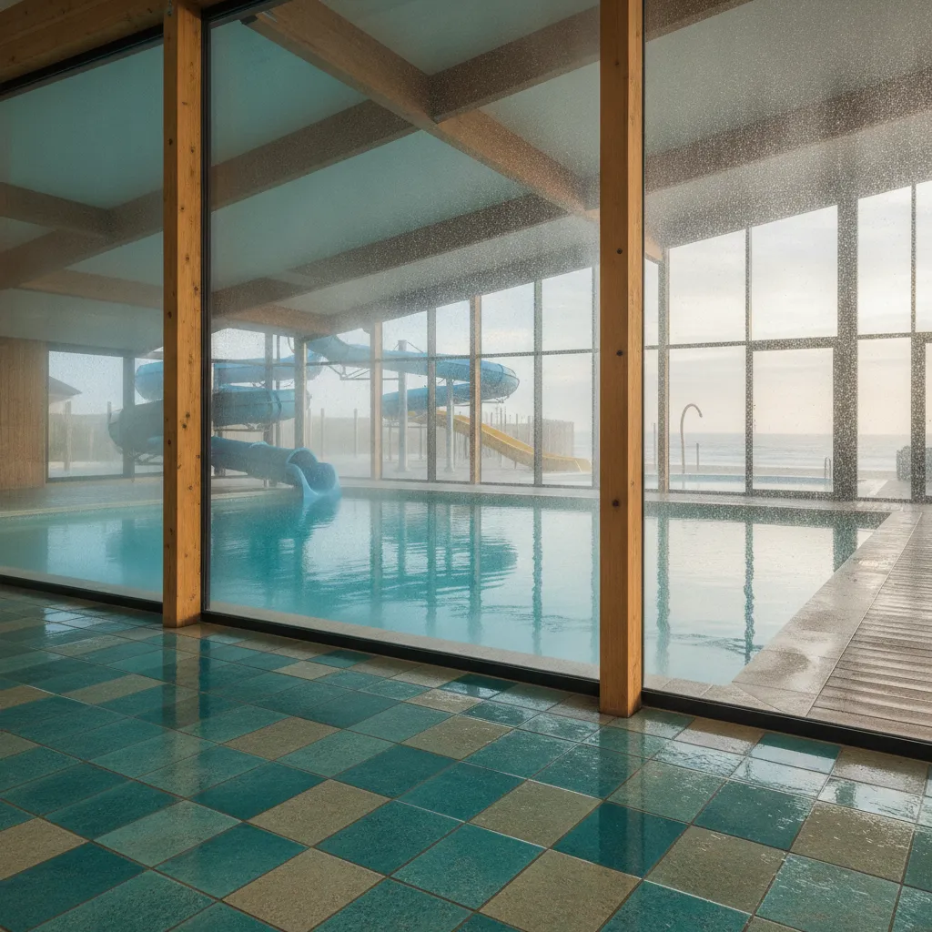 Une piscine couverte et chauffée ajoute 50 à 100 euros par semaine au tarif du séjour