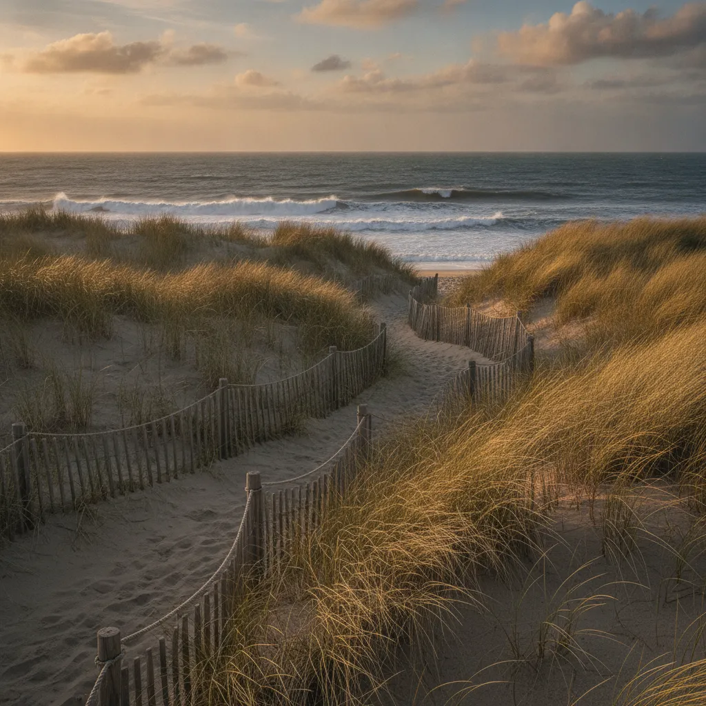 La plage du Veillon à Longeville-sur-Mer, spot naturiste réputé du littoral vendéen