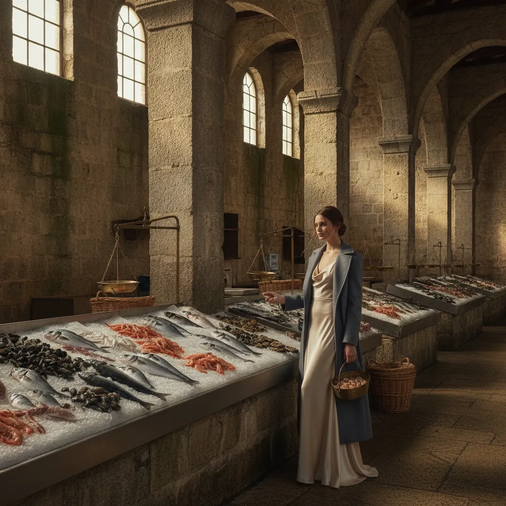 Le marché couvert de Saint-Martin-de-Ré accueille poissonniers et fromagers toute l'année, même en hiver