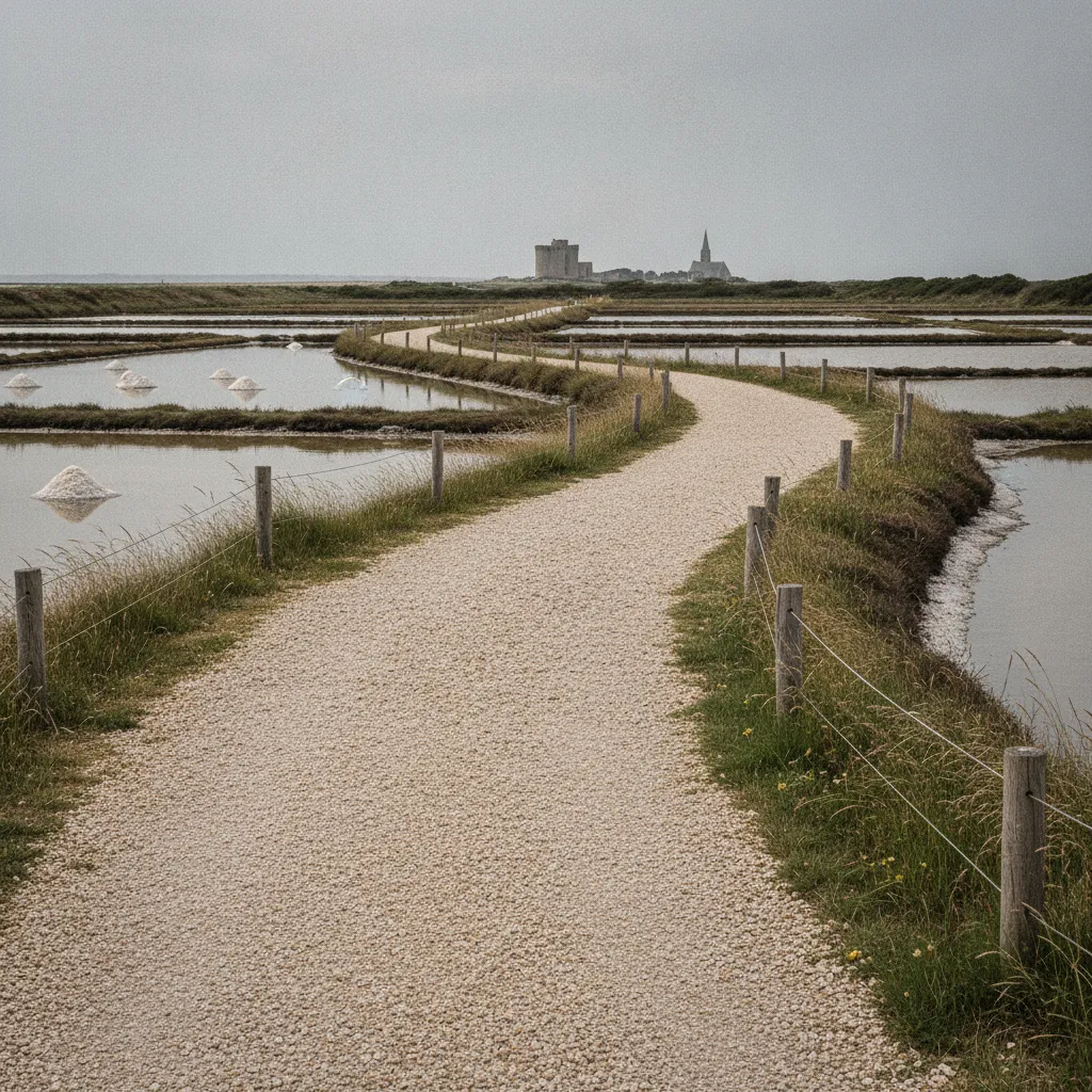 Plus de 80 km de pistes cyclables relient Barbâtre à Noirmoutier-en-l'Île en passant par les marais salants