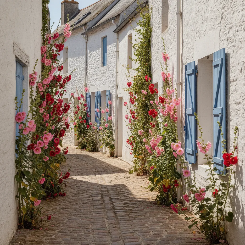 Les ruelles du Banzeau à Noirmoutier-en-l'Île, première étape de tout circuit vendéen