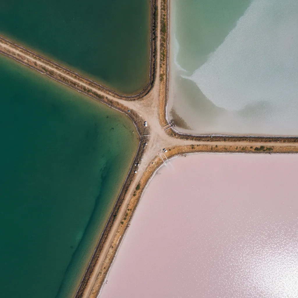 Les 2 700 hectares de marais salants de Noirmoutier dessinent un paysage géométrique entre terre et mer