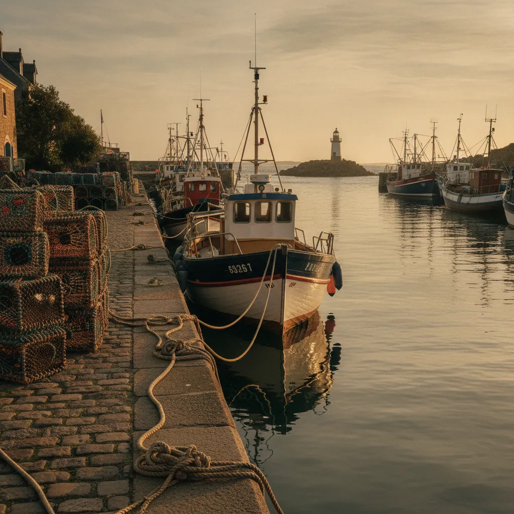 Le port de L'Herbaudière, où les pêcheurs fournissent chaque matin la criée qui approvisionne la table d'Alexandre Couillon