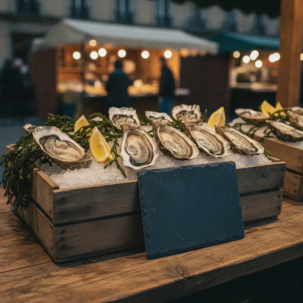 Les huîtres du golfe du Morbihan, ouvertes à la commande, coûtent entre 6 et 12 euros la douzaine sur les marchés