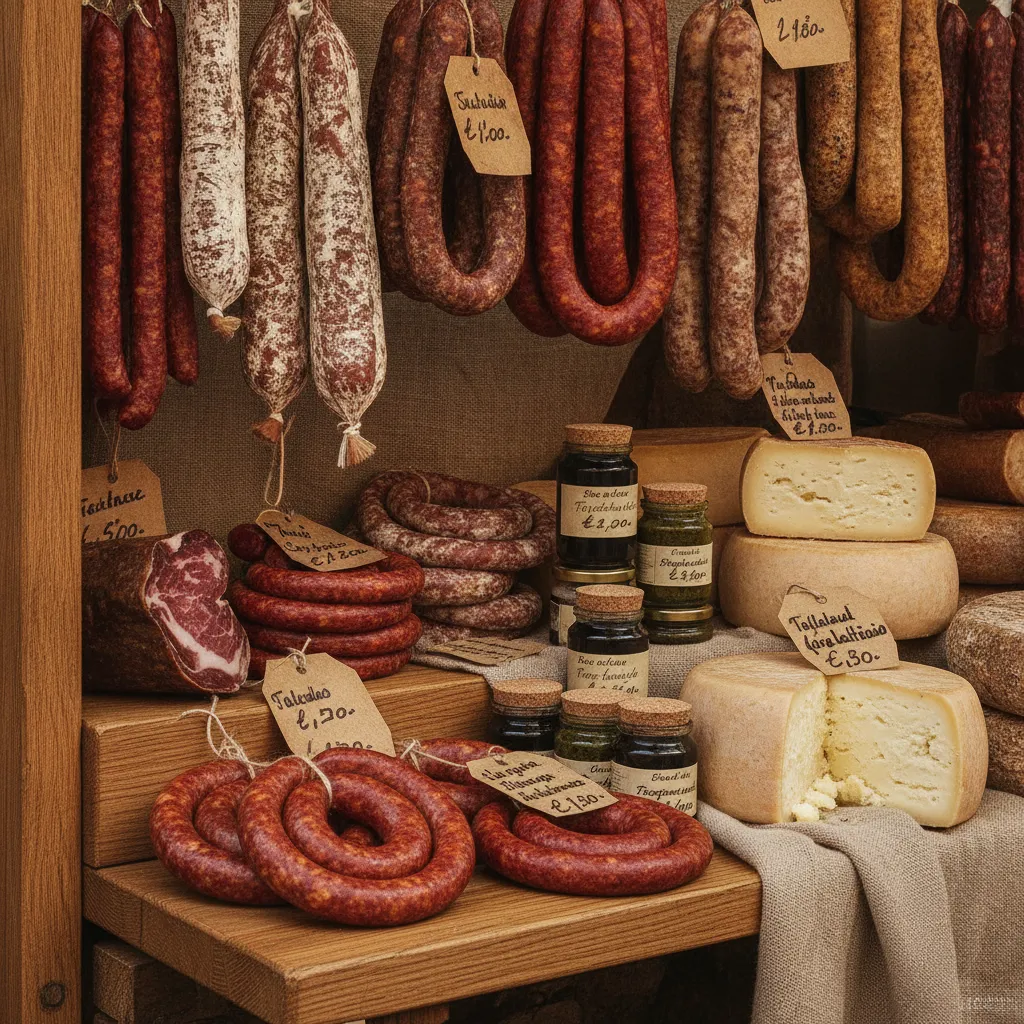 Fuet, llonganissa et fromages de brebis : la charcuterie catalane représente un tiers des étals alimentaires du marché
