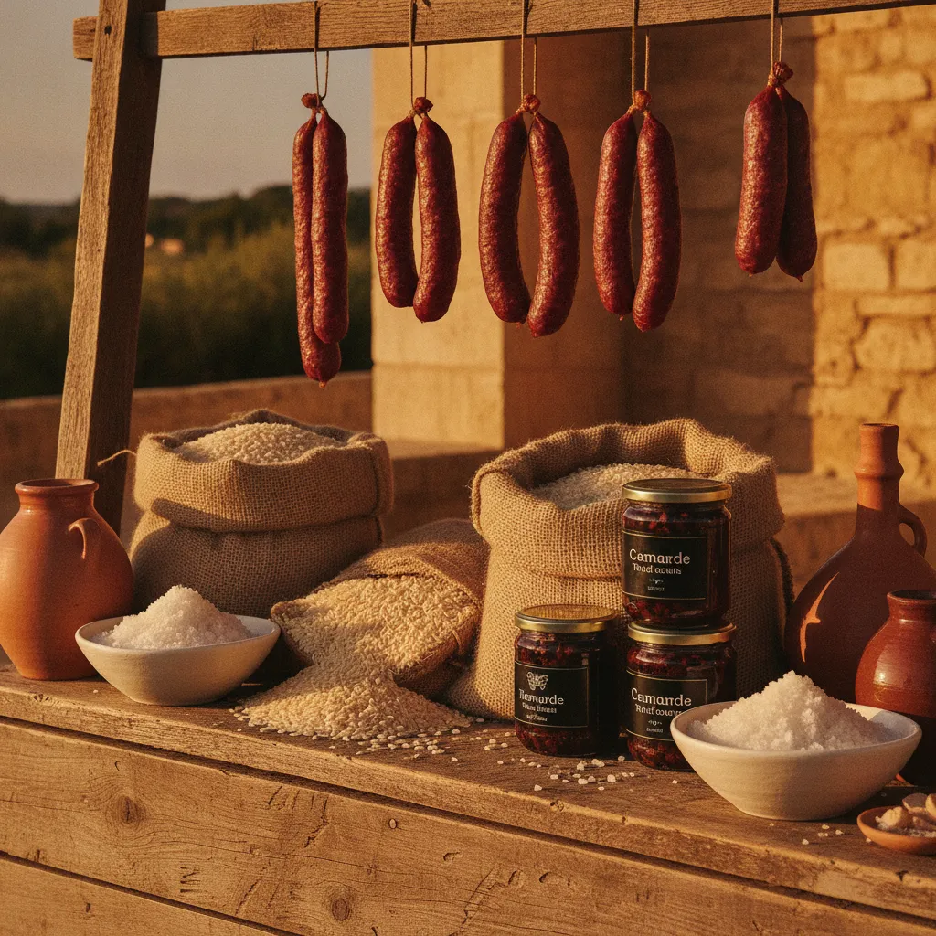 Saucisson de taureau, riz de Camargue et fleur de sel : les produits phares des étals saintois