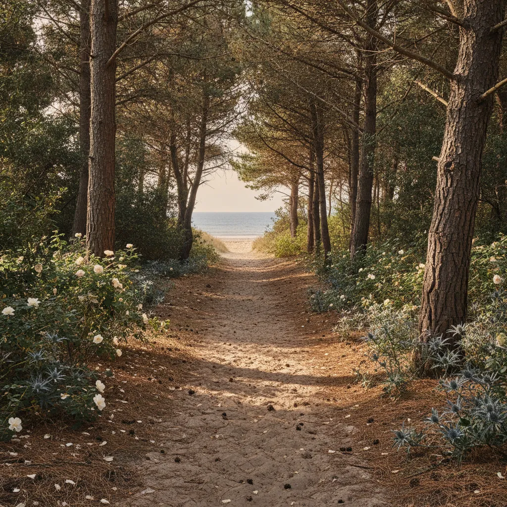 Le sentier forestier vers Trousse-Chemise filtre les visiteurs : vingt minutes de marche suffisent à décourager la foule