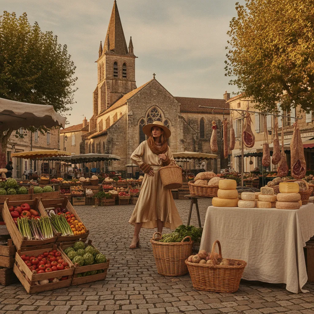 Le marché du mercredi matin à Soullans rassemble maraîchers, fromagers et producteurs locaux toute l'année