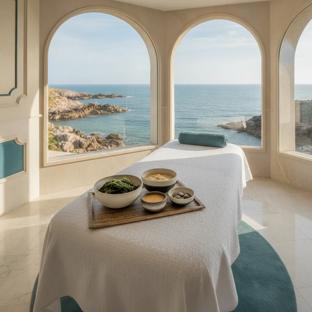 Les centres de thalasso vendéens utilisent de l'eau de mer pompée directement sur le littoral et chauffée à 33-34 °C